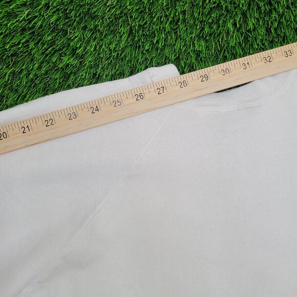 Vintage 90s Kalik Beer Sweatshirt Womens XL 22x22 Boxy White - Picture 3 of 16